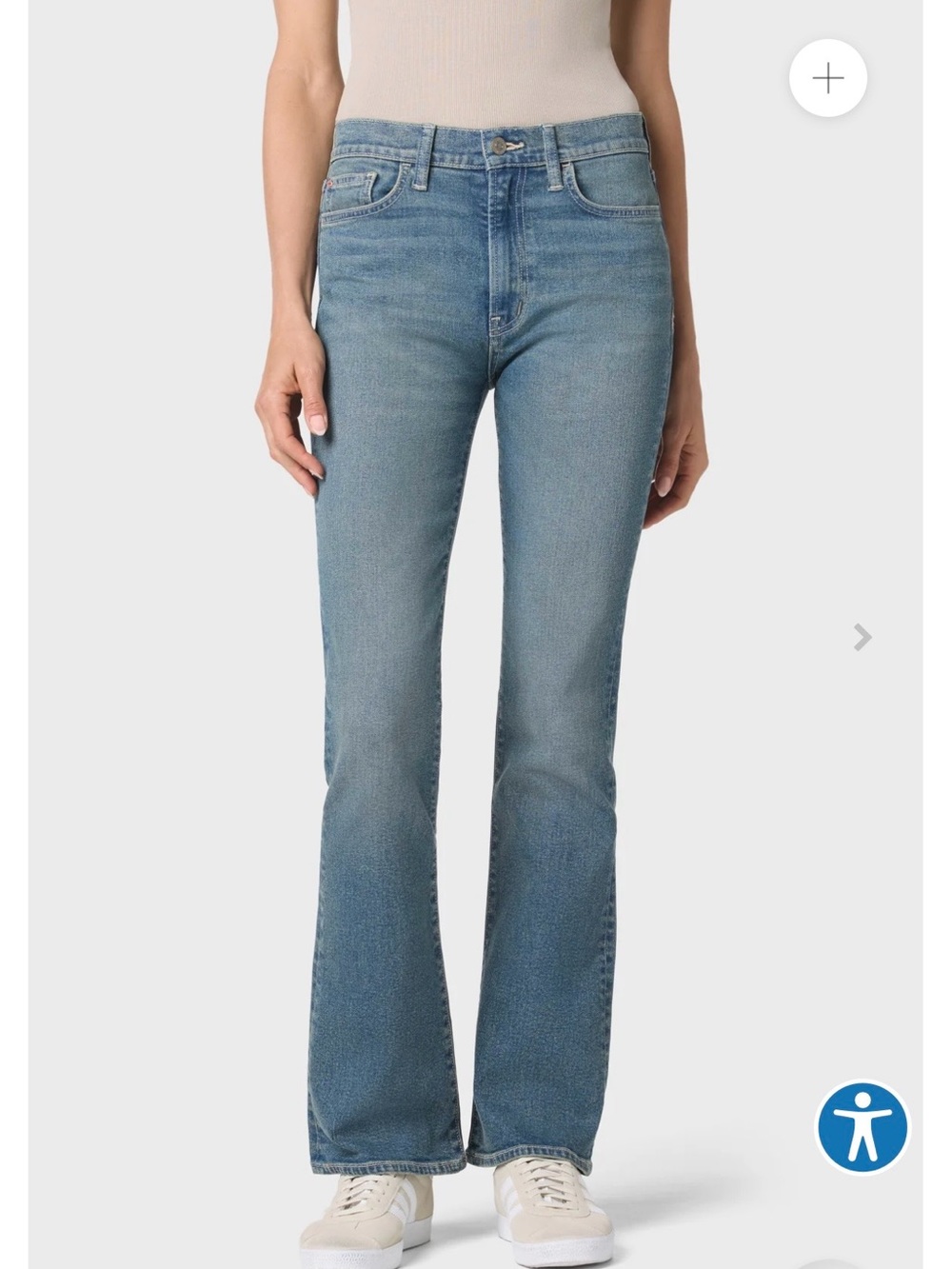 Hudson Jeans Light Blue High-Rise Flare
